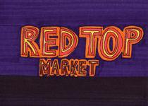 Red Top Market - 5x7 inches